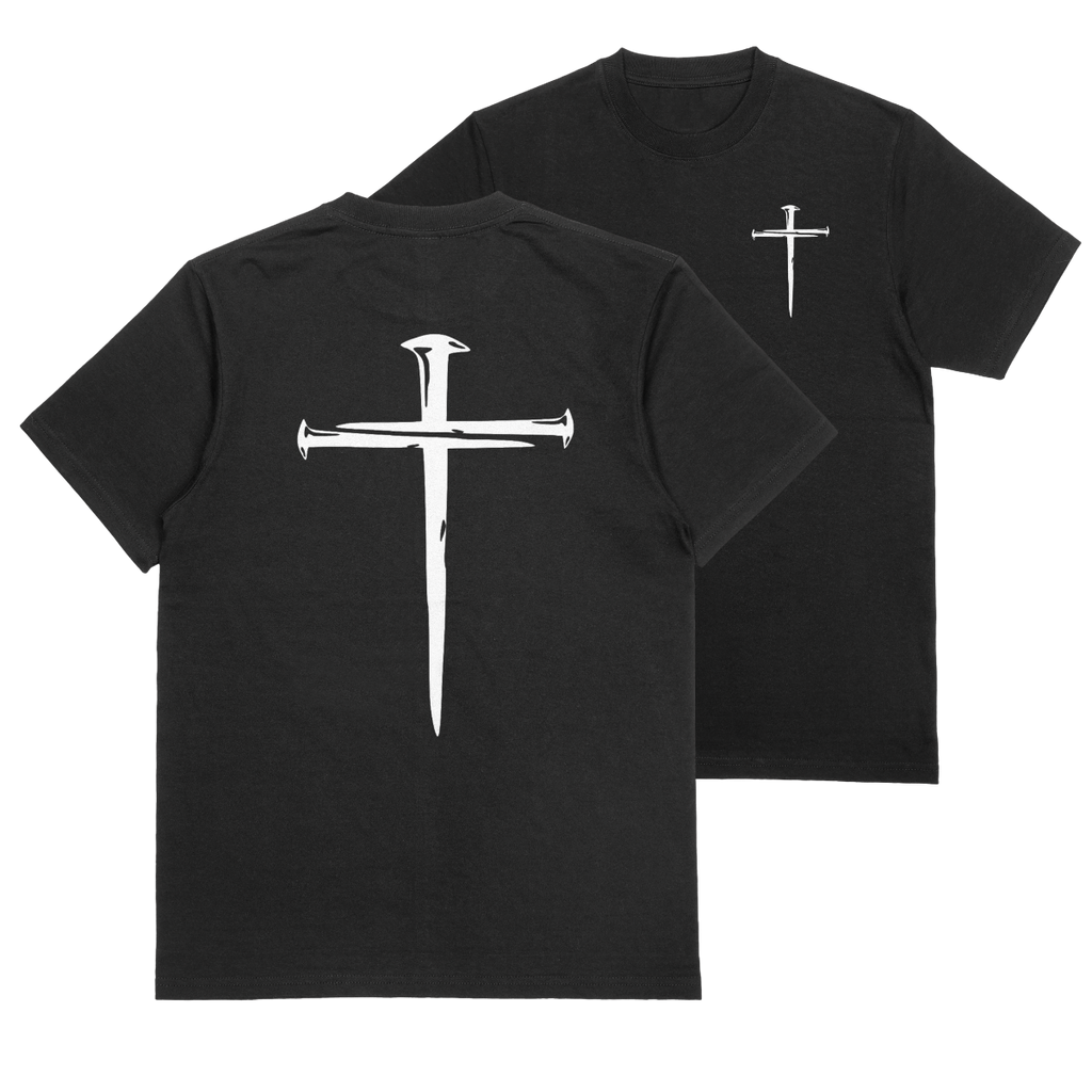 "NAILED CROSS" TEE