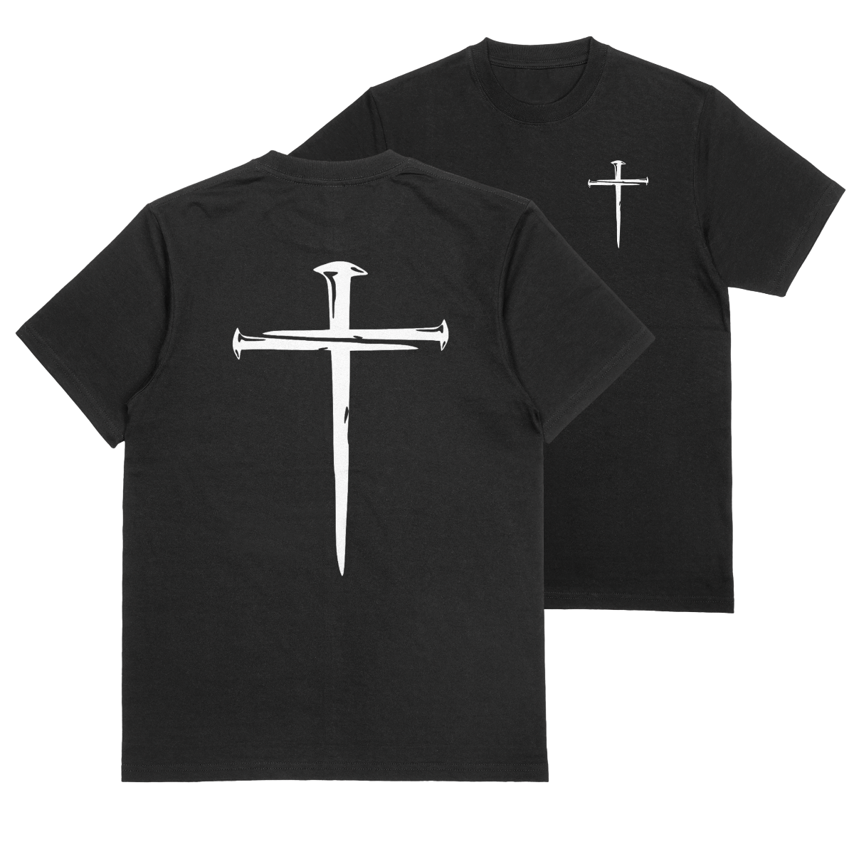 "NAILED CROSS" TEE